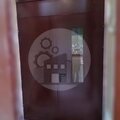 двустворчатая дверь со стеклом и верхней вставкой, модель ДВДВ-6