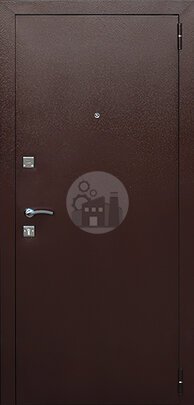 Металлическая дверь, отделка порошком снаружи, МДФ внутри-ДВ-221