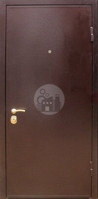 Дверь в квартиру с броненакладкой, порошковый окрас и ламинат-ДВ-785