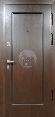 дверь в квартиру, наружная отделка мдф, внутри ламинат-ДВ-788
