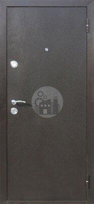 Металлическая дверь в квартиру, отделка порошком и МДФ-ДВ-795