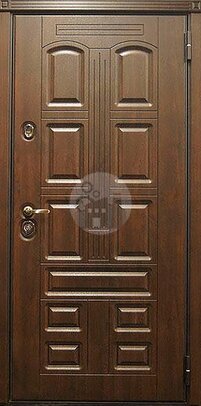 стальная дверь с двумя петлями, отделка винорит-ДВ-379